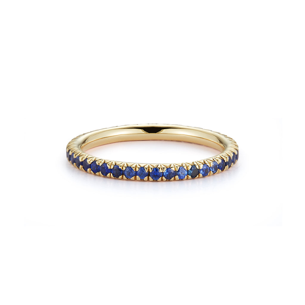 Blue Sapphire "Forever" Ring