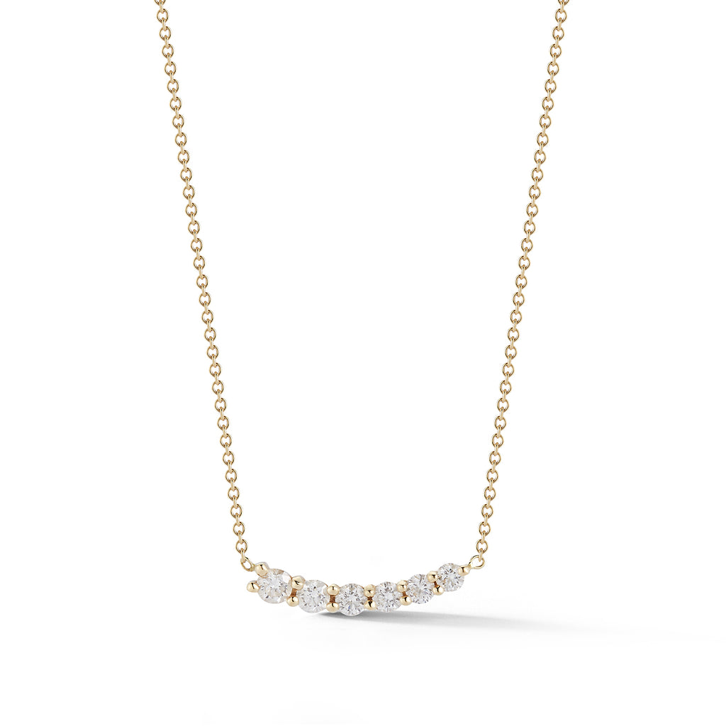 Diamond Curve Necklace E/W